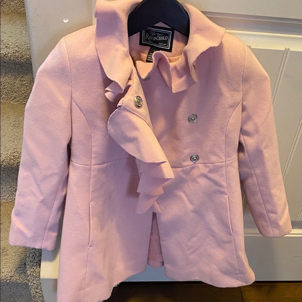 Preowned Rothschild Girls Ruffle Coat